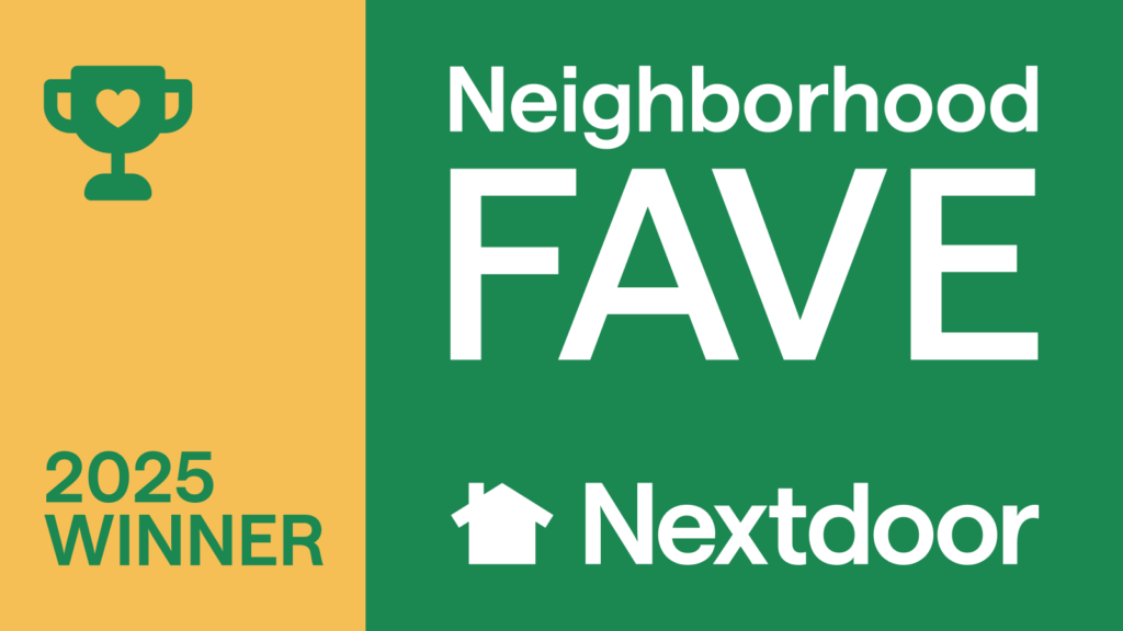 2021 2022 2023 2024 & 2025 Nextdoor Favorite Award